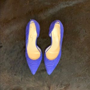 Jessica Simpson Side Cut Closed Toe Heels